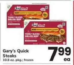 Safeway Gary's Quick Steaks offer