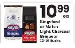 Safeway Kingsford or Match Light Charcoal Briquets offer