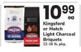 Safeway Kingsford or Match Light Charcoal Briquets offer
