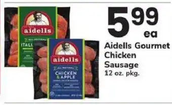 Safeway Aidells Gourmet Chicken Sausage offer