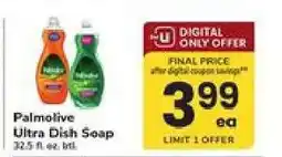 Safeway Palmolive Ultra Dish Soap offer
