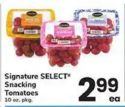 Safeway Signature Select Snacking Tomatoes offer