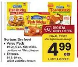 Safeway Gorton's Seafood offer