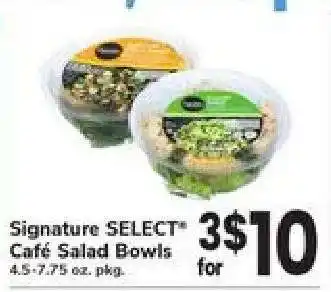 Safeway Signature SELECT Café Salad Bowls offer