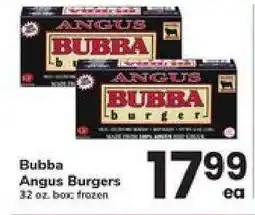 Safeway Bubba Angus Burgers offer