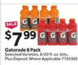 Stop&Shop Gatorade 8-Pack offer