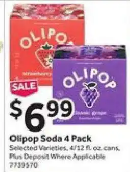 Stop&Shop Olipop Soda 4 Pack offer