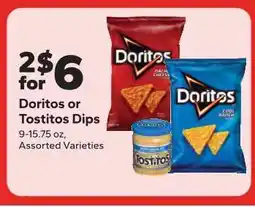 Save a Lot Doritos or Tostitos Dips offer
