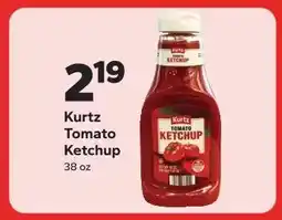 Save a Lot Kurtz Tomato Ketchup offer