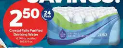 Save a Lot Crystal Falls Purified Drinking Water offer