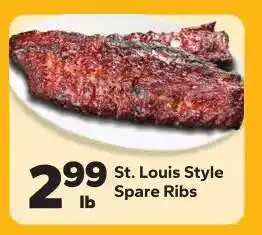 Save a Lot St. Louis Style Spare Ribs offer