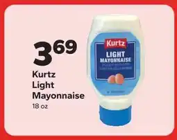 Save a Lot Kurtz Light Mayonnaise offer