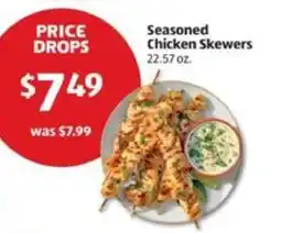 Aldi Seasoned Chicken Skewers offer