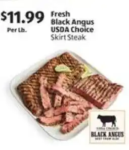 Aldi Fresh Black Angus USDA Choice Skirt Steak offer
