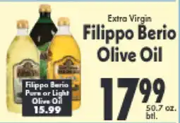 Marino's Supermarket Filippo Berio Pure or Light Olive Oil offer