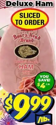 Western Beef Boar's Head Brand Deluxe Ham offer