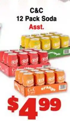 Western Beef C&C 12 Pack Soda Asst offer