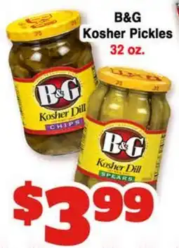Western Beef B&G Kosher Pickles offer