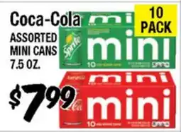 Western Beef Coca-Cola ASSORTED MINI CANS offer