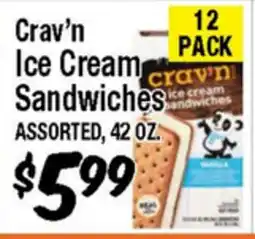 Western Beef Crav'n Ice Cream Sandwiches offer