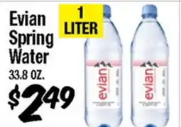 Western Beef Evian Spring Water offer