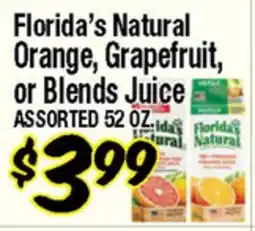 Western Beef Florida's Natural Orange, Grapefruit, or Blends Juice offer