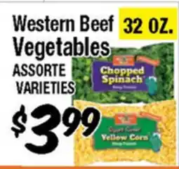 Western Beef Western Beef Vegetables offer