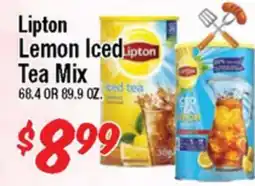 Western Beef Lipton Lemon Iced Tea Mix offer