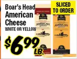 Western Beef Boar's Head American Cheese offer