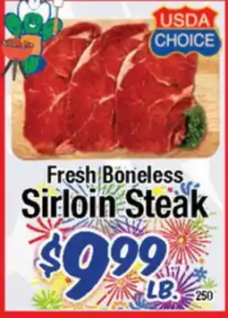 Western Beef Fresh Boneless Sirloin Steak offer