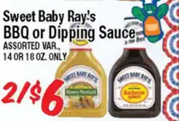 Western Beef Sweet Baby Ray's BBQ or Dipping Sauce offer