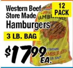 Western Beef Western Beef Store Made Hamburgers offer