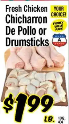 Western Beef Fresh Chicken Chicharron De Pollo or Drumsticks offer