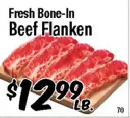 Western Beef Fresh Bone-In Beef Flanken offer