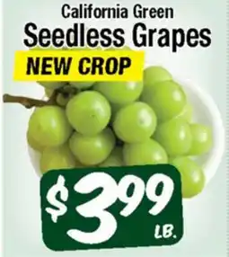 Western Beef California Green Seedless Grapes offer