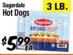 Western Beef Sugardale Hot Dogs offer