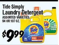 Western Beef Tide Simply Laundry Detergent offer