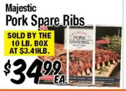 Western Beef Majestic Pork Spare Ribs offer