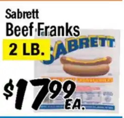 Western Beef Sabrett Beef Franks offer