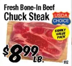 Western Beef Fresh Bone-In Beef Chuck Steak offer