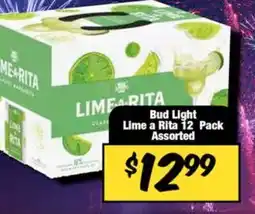 Western Beef Bud Light Lime a Rita offer