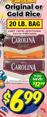 Western Beef CAROLINA Original or Gold Rice offer