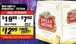 Western Beef Bud Light or Budweiser offer