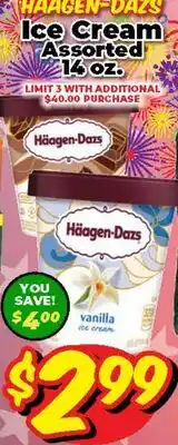 Western Beef HAAGEN-DAZS Ice Cream Assorted offer