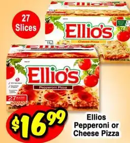 Western Beef Ellios Pepperoni or Cheese Pizza offer