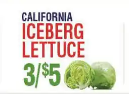 Circus Fruits CALIFORNIA ICEBERG LETTUCE offer