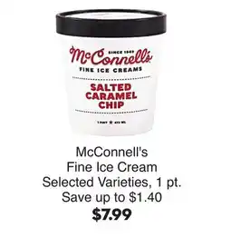 Bristol Farms McConnell's Fine Ice Cream offer