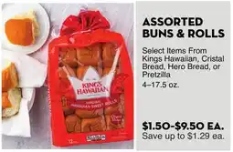 Bristol Farms ASSORTED BUNS & ROLLS offer