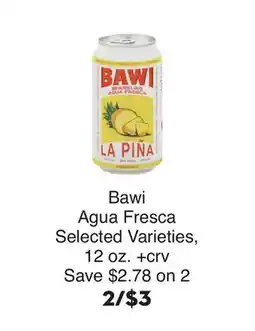 Bristol Farms Bawi Agua Fresca offer
