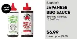 Bristol Farms Bachan's JAPANESE BBQ SAUCE offer